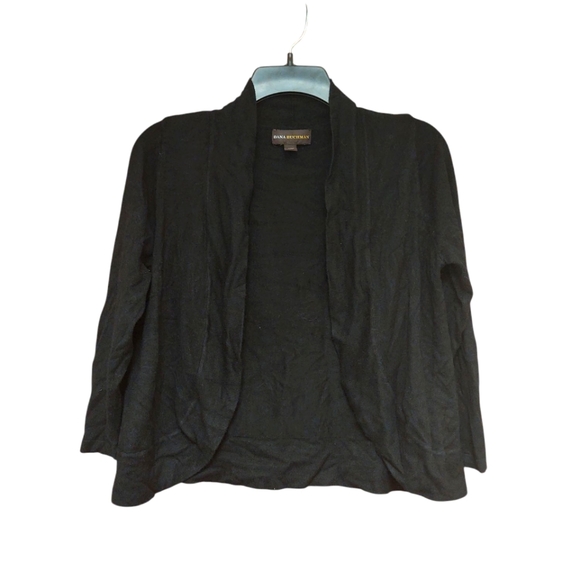 Dana Buchman Sweaters - EUC Dana Buchman Open Black Cardigan Size S